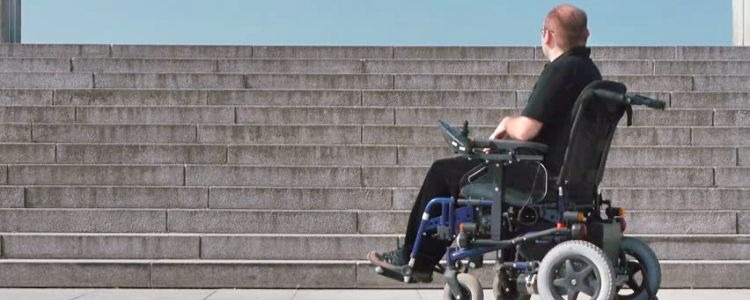 disabled person in wheelchair stock 1