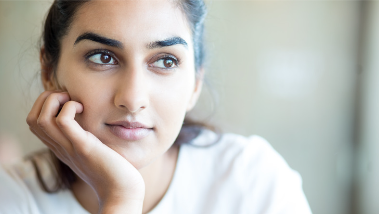 Indian woman with eating disorder