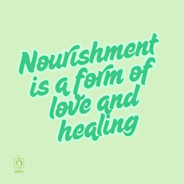 Nourishment is a form of love and healing