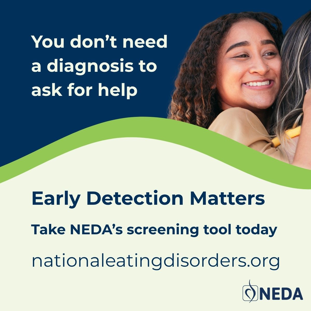 You don't need a diagnosis to get screened