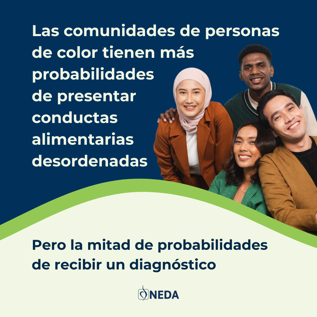 Las comunidades de personas de color tienen más probabilidades de presentar conductas alimentarias desordenadas