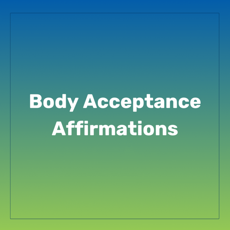 Body Image Affirmations