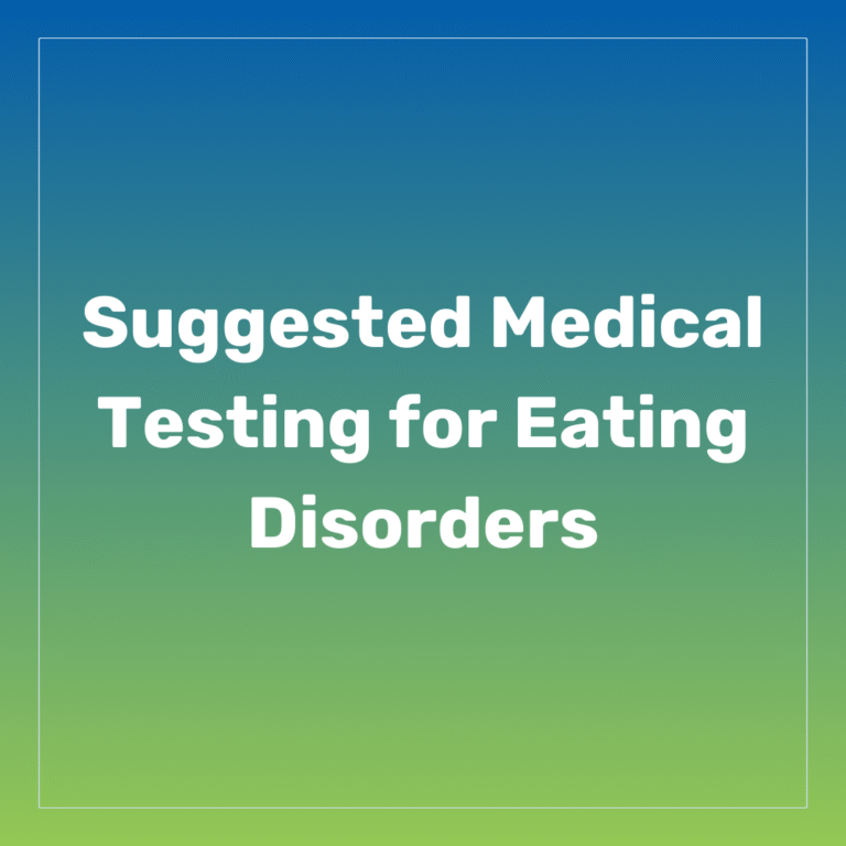 Suggested Medical Tests