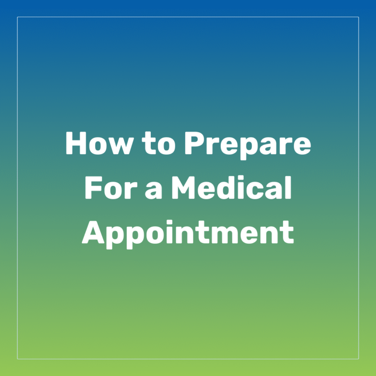How to Prepare for A Medical Appointment
