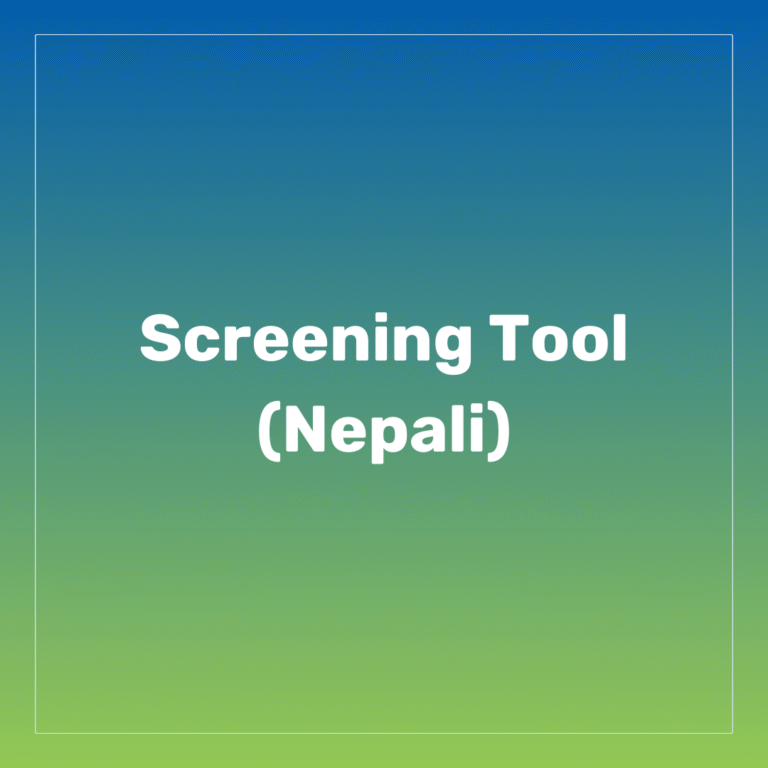 Screening-Nepali