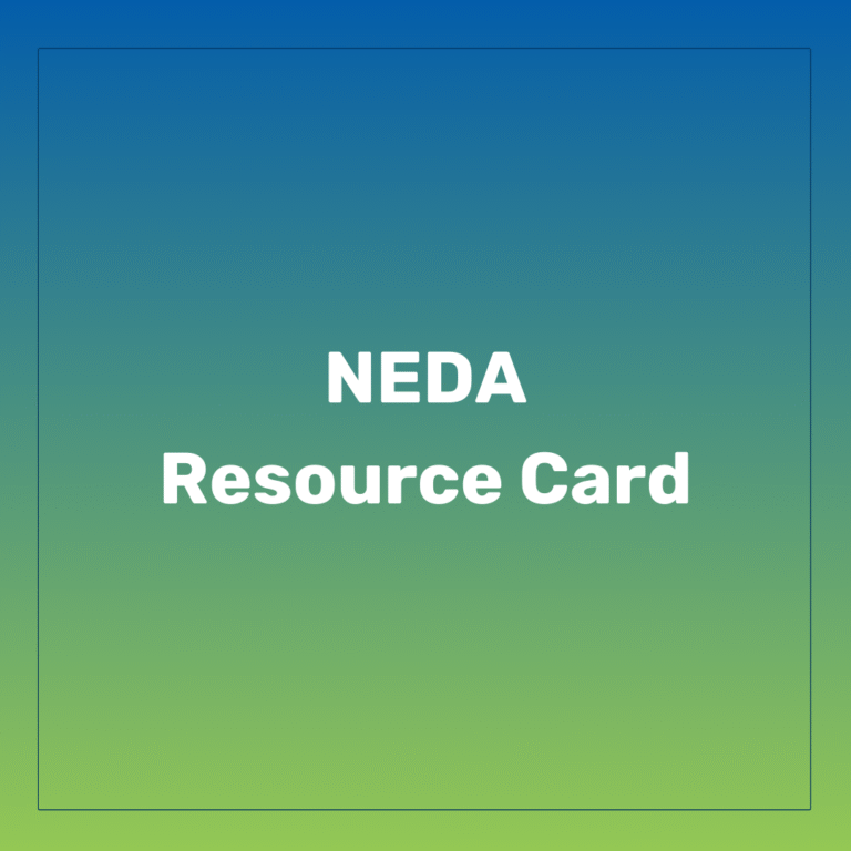 NEDA Resource Card