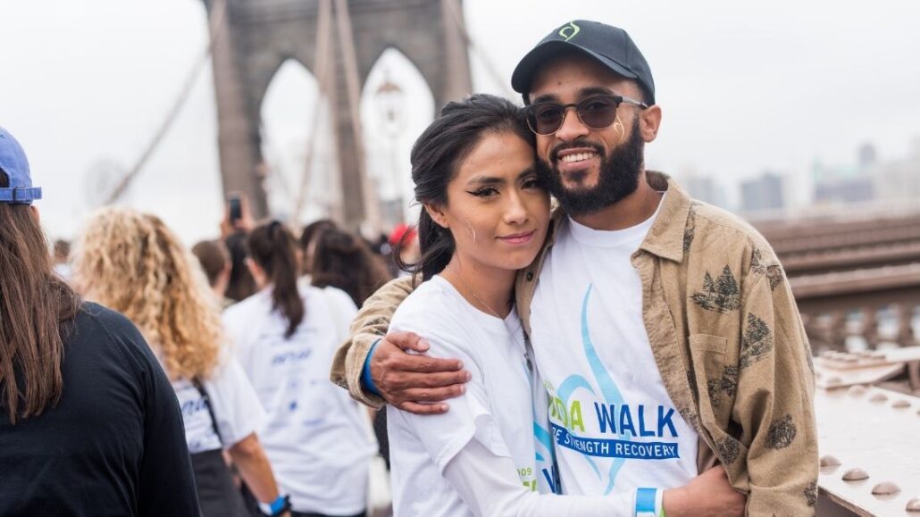 National Eating Disorders Association Walk volunteers